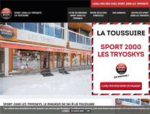 Tablet Screenshot of latoussuire.sport2000.fr