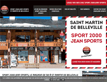 Tablet Screenshot of jean.sport2000.fr