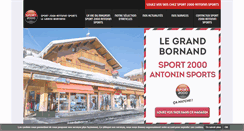 Desktop Screenshot of antoninsport.sport2000.fr