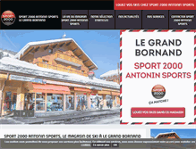 Tablet Screenshot of antoninsport.sport2000.fr