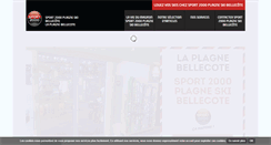 Desktop Screenshot of plagneski-bellecote.sport2000.fr