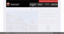 Desktop Screenshot of guillet.sport2000.fr