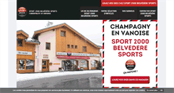 Desktop Screenshot of belvedere-sports.sport2000.fr