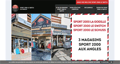 Desktop Screenshot of lesangles.sport2000.fr