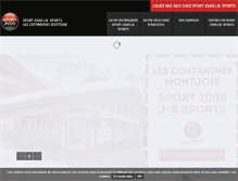 Tablet Screenshot of jbsport.sport2000.fr