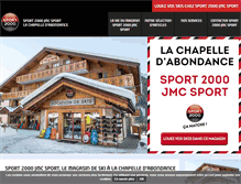 Tablet Screenshot of jmcsport.sport2000.fr