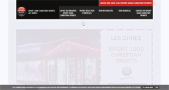 Desktop Screenshot of christiansports.sport2000.fr