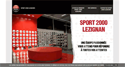 Desktop Screenshot of lezignan.sport2000.fr