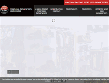 Tablet Screenshot of menuirsports.sport2000.fr